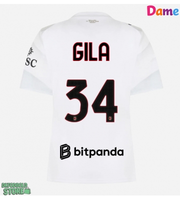 AC Milan Mario Gila #34 Replika Udebanetrøje Dame 2026-27 Kortærmet